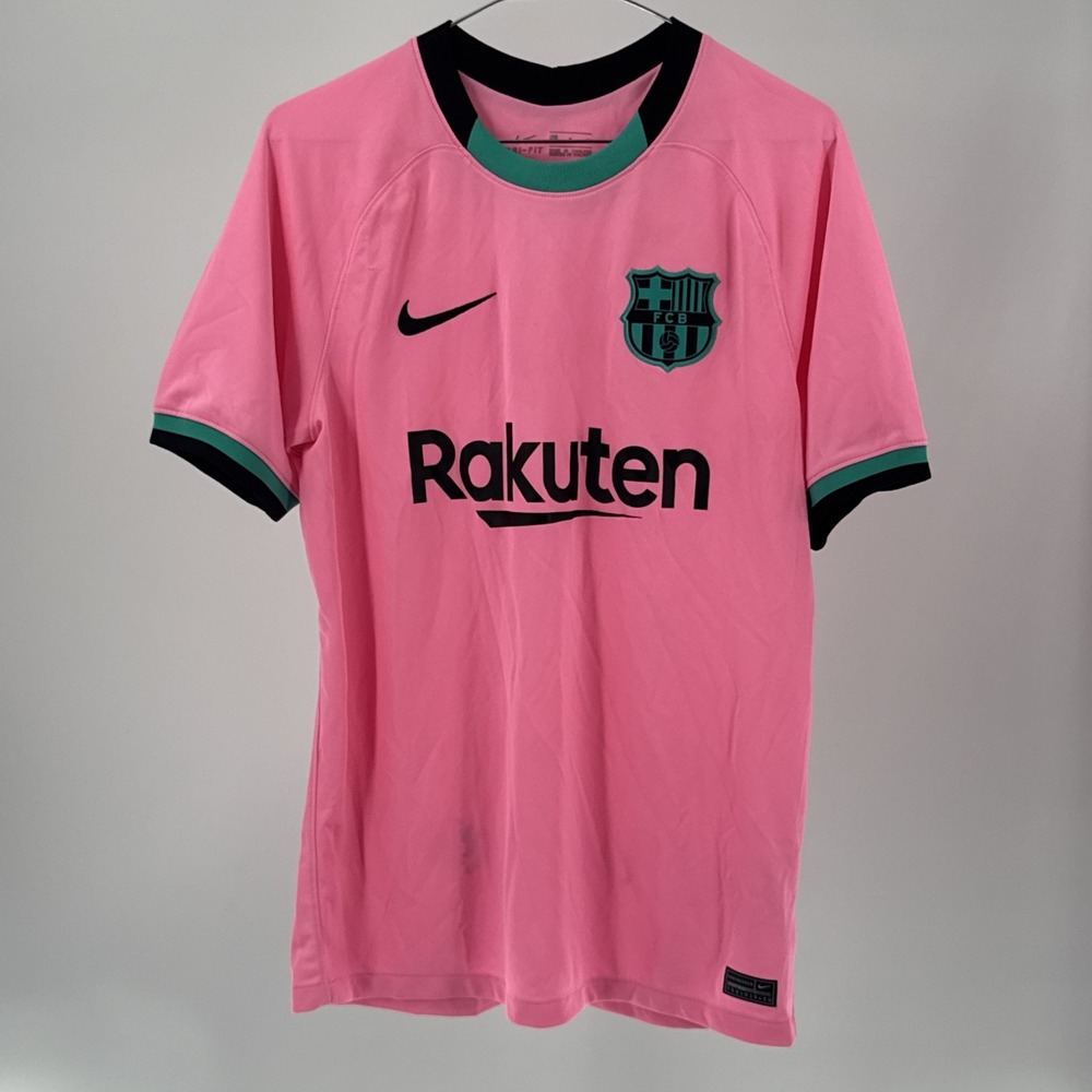 Nike FC Barcelona 2020/21 Third Jersey Pink Dri-FIT Men's Small CK7819-654